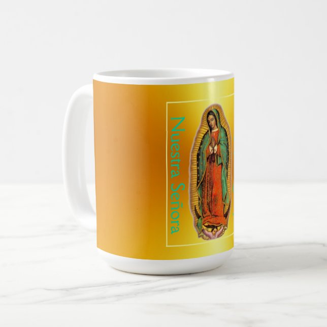 Nuestra Señora de Guadalupe Coffee Mug (Front Left)