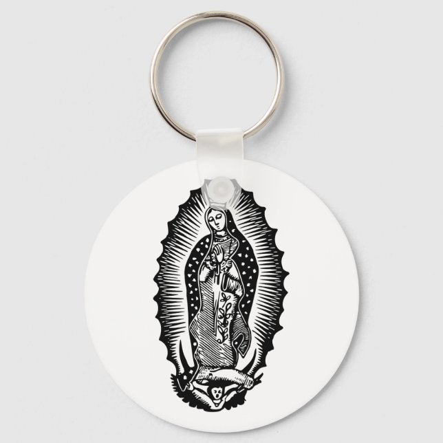 Nuestra Señora de Guadalupe Key Ring (Front)