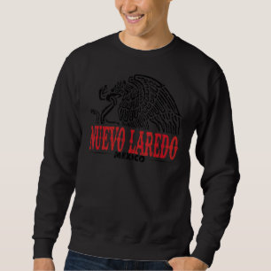 Nuevo Laredo Mexico Eagle Retro Vintage Distressed Sweatshirt