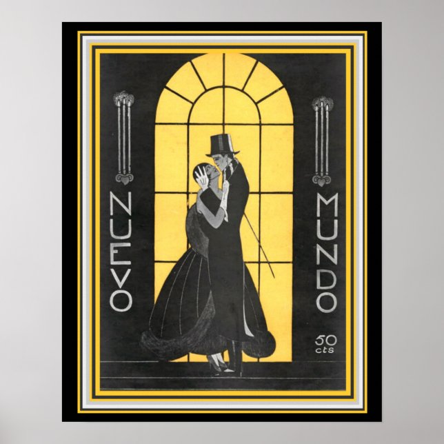 Nuevo Mundo Art Deco Print 16 x 20 (Front)