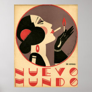 Nuevo Mundo Vintage Advertising Poster