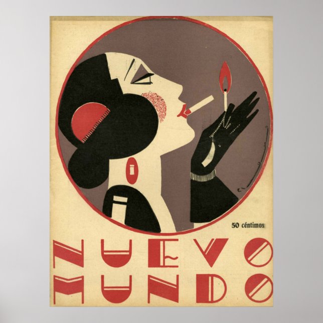 Nuevo Mundo Vintage Advertising Poster (Front)