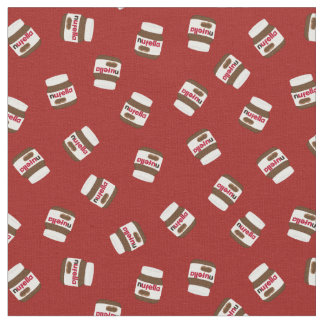 Nufella Chocolate Spread Pattern Fabric