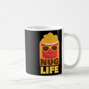 Nug Life Kawaii Chicken Nuggets Bucket Character H Coffee Mug
