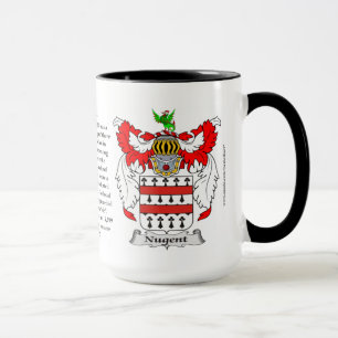Nugent Family Coat of Arms Mug