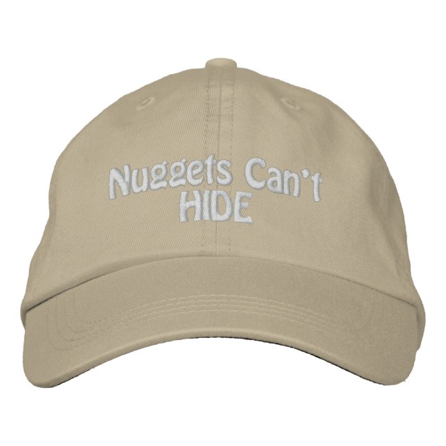 Nugget Hunter Gold Prospecting Panning Hat (Front)