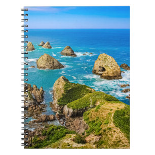 Nugget Point islets, New Zealand Notebook