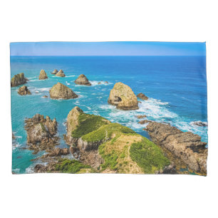 Nugget Point islets, New Zealand Pillowcase