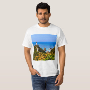 Nugget Point lighthouse, New Zealand T-Shirt