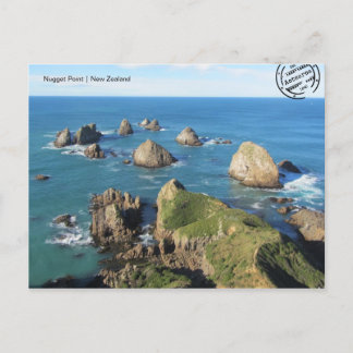 Nugget Point (Neuseeland) Postkarte Postcard
