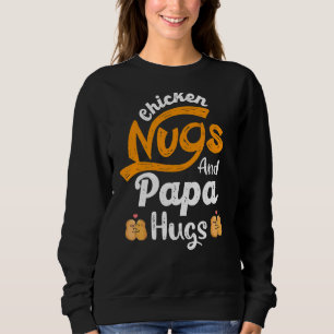 Nugget Tees Chicken Nugs And Papa Hugs Dad Nug