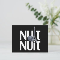 Nuit Nuit Basketball Night French Word Paris Tower