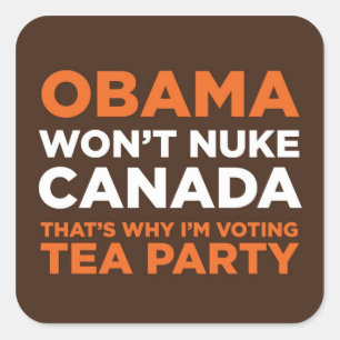 Nuke Canada Square Sticker