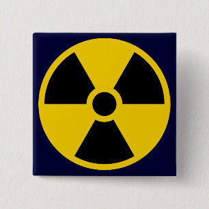 Nukes 15 Cm Square Badge