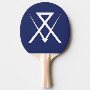 Numazu city flag Shizuoka prefecture japan symbol Ping Pong Paddle