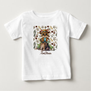 Numbat Detective Print Baby T-Shirt