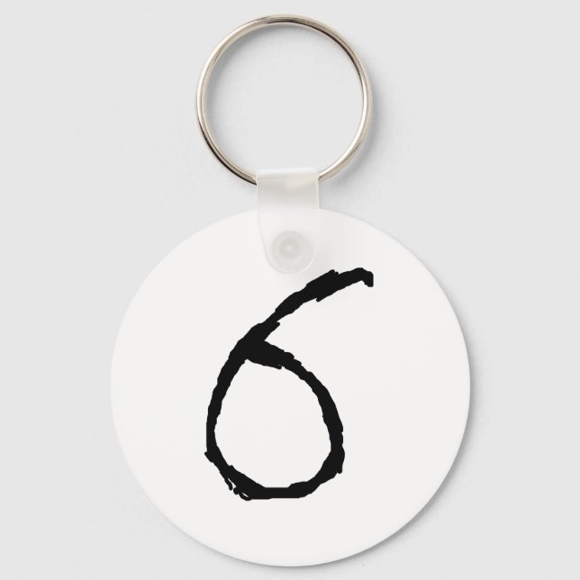 Number6 Key Ring (Front)