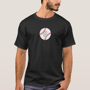 Number 0 Zero Baseball Favourite Lucky Ball Number T-Shirt