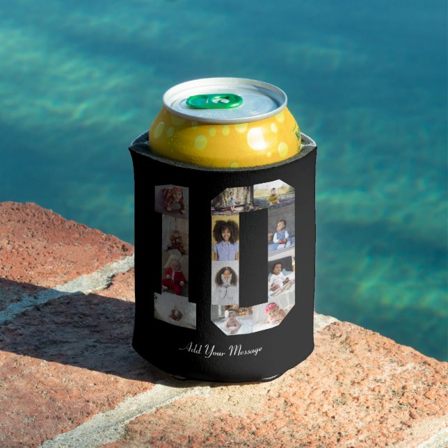 Number 10 Photo Collage Can Cooler (In Situ Pool)