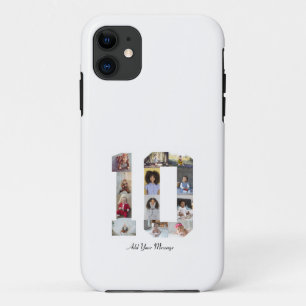 Number 10 Photo Collage Poster iPhone 11 Case