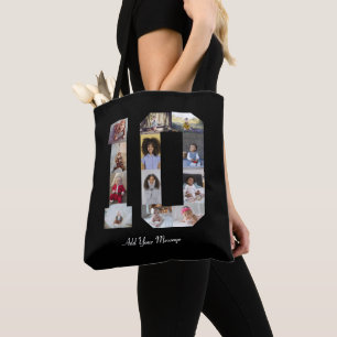 Number 10 Photo Collage Tote Bag