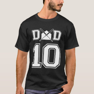 Number 10 Players Biggest Fan For Baseball or Soft T-Shirt