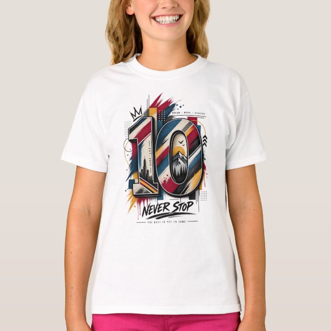 number 10 T-Shirt (Front)