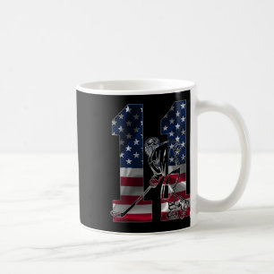 Number 11 Years Ice Hockey 11th Birthday  Coffee Mug