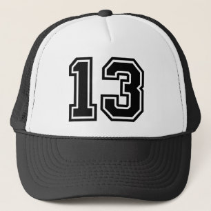 Number 13 Classic Trucker Hat