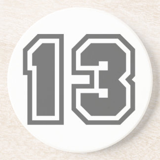 Number 13 coaster