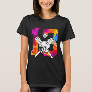 Number 13 Years Cricket 13th Birthday 1 T-Shirt