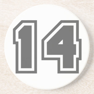 Number 14 coaster