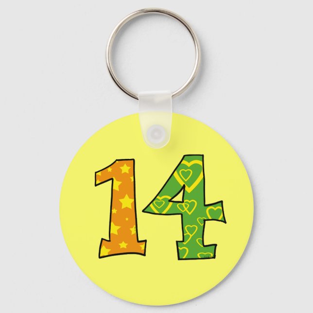 Number 14 key ring (Front)