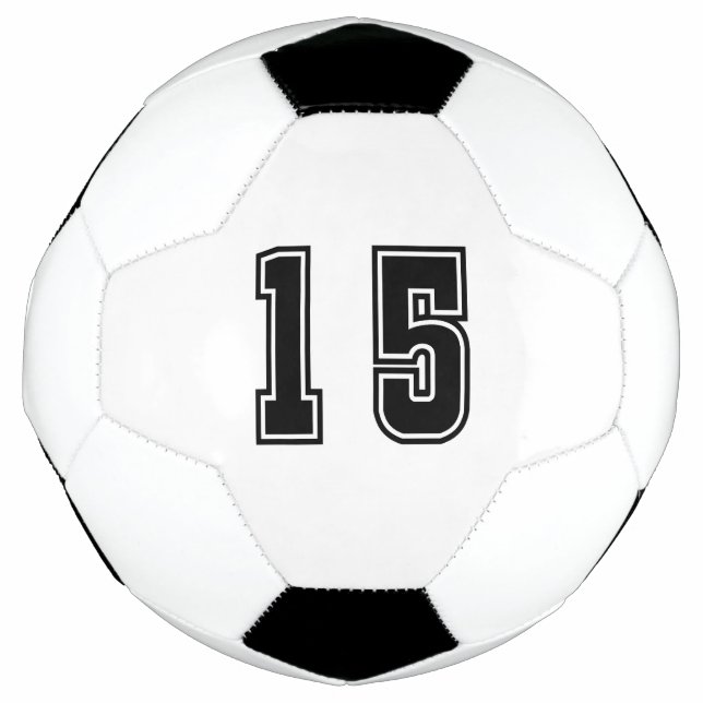 Number 15 soccer ball (Front)