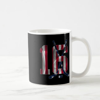 Number 16 Years Ice Hockey 16th Birthday  Coffee Mug