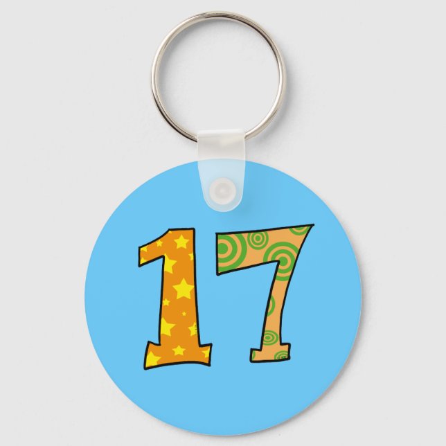 Number 17 key ring (Front)