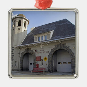 Number 19 Engine House in Washington, D.C. Metal Ornament