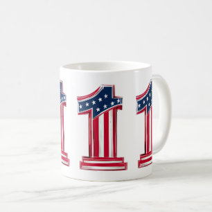 Number 1 American Coffee Mug