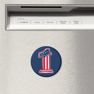 Number 1 American Magnet