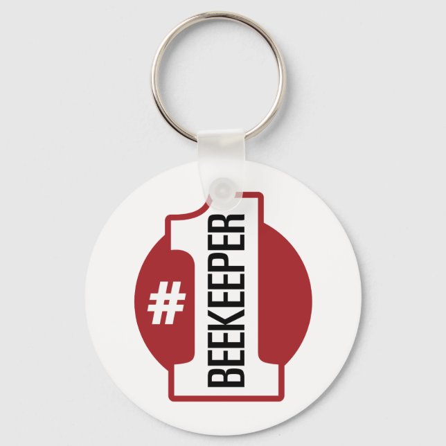 Number 1 Beekeeper Key Ring (Front)