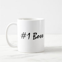 Number 1 Boss  Coffee Mug