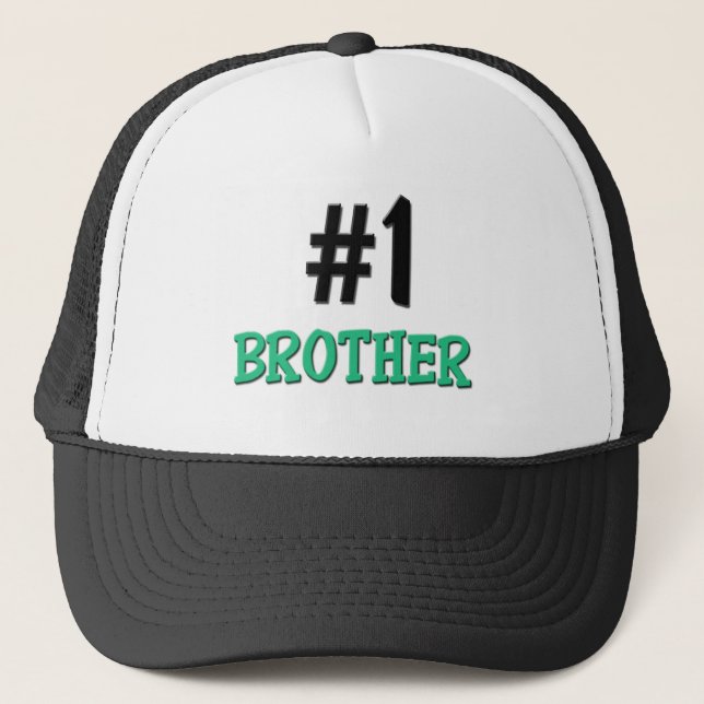 Number 1 Brother Trucker Hat (Front)