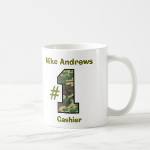 Number 1 Cashier or Any Speciality V2 Coffee Mug