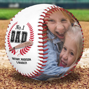 Number 1 Dad Birthday/Father's Day Baseball
