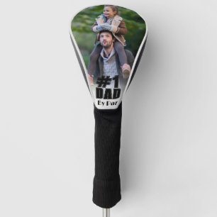 Number 1 DAD by par Varsity Font  Golf Head Cover