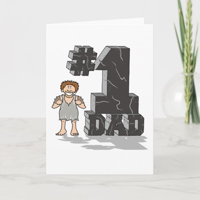 Number 1 Dad Card (Front)