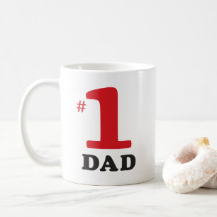 Number 1 Dad Coffee Mug