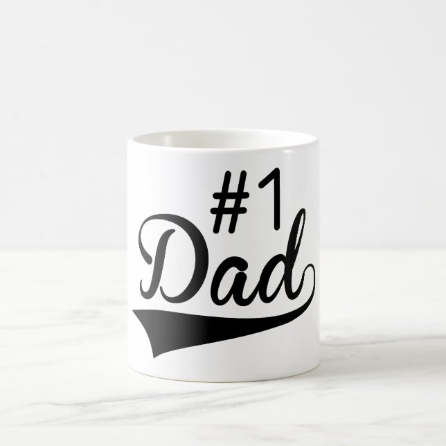 Number 1 Dad Happy Father’s Day Mug Gift (Center)