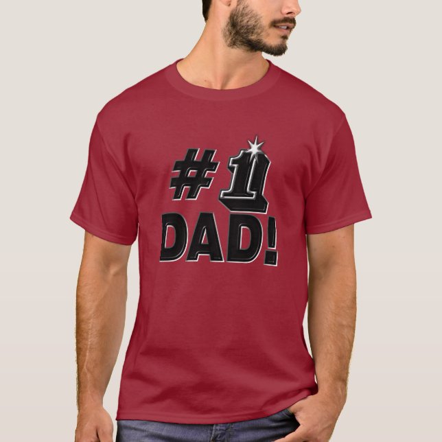 Number 1 Dad T-Shirt (Front)