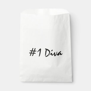 Number 1 Diva   Favour Bag